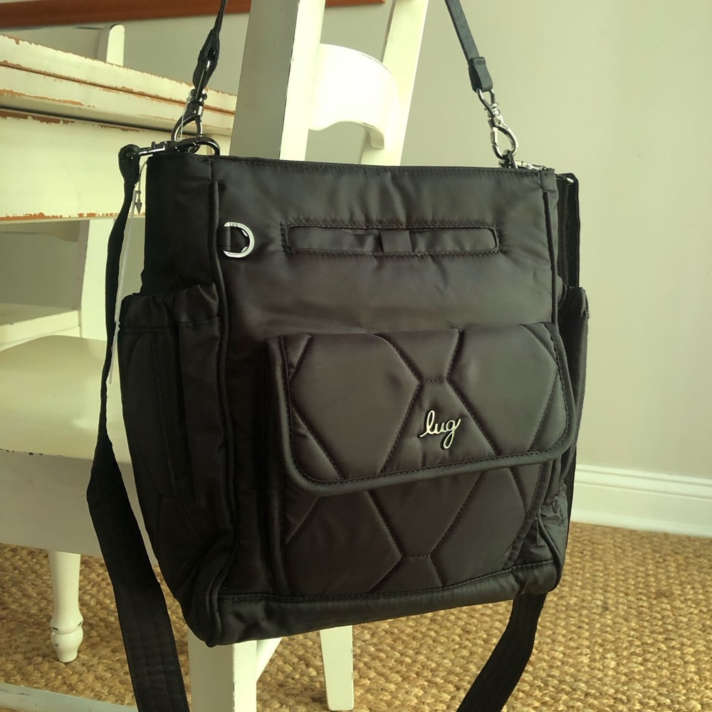 New w Tag: Lug Toss Convertible Tote. RFID. Crossbody. Convertible.